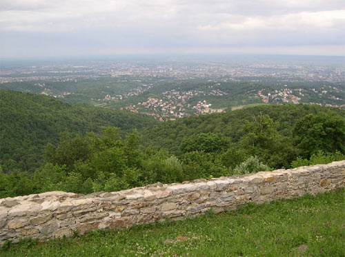 Вид на Загреб с Медведь-горы